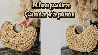Kleopatra Çanta Yapımı Kağıt Ip Çanta Yapımı