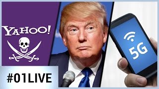 01Live Hebdo Yahoo Piraté, La 5G En Approche, Trump Tech Summit