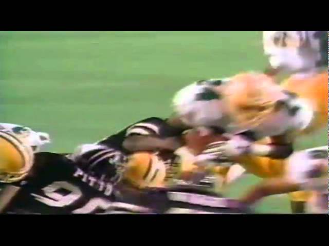 Oregon FB Juan Shedrick 14 yard run vs. Texas Tech 9-14-1991