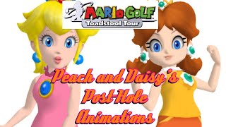 Mario F Toadstool Tour - Peach And Daisys Post-Hole Animations