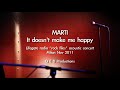 It Doesn't Make Me Happy Video preview