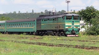 Видео Тепловоз 3ТЭ10М-1103А на ст. Унгень / 3TE10M-1103A at Ungheni station от diiselrong, улица Фынтынилор, Унгены, Молдавия
