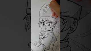 Drawing Beyblade Metal Fusion Gingka Hagane