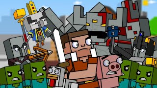 Minecraft: Dungeons Анимация (Все Серии Подряд) | Блок-Отряд