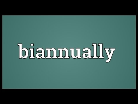 Header of biannually