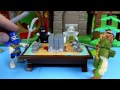 Imaginext Batman Batbot saves Green Lantern from Electro Gotham City Police take Bad Guys to jail