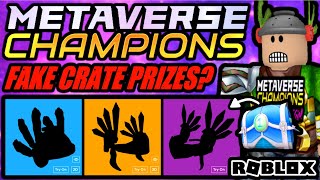 THE Metaverse Champions Event VALK PRIZE IS NOT REAL!? (ROBLOX)