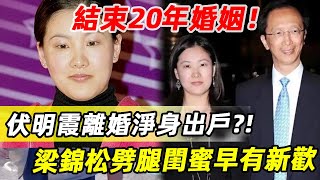 瘋傳伏明霞被爆婚變梁錦松劈腿閨蜜早有新歡 50億財産分配讓人驚現女兒一句話看哭眾人