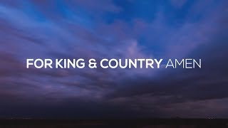 Watch For King  Country Amen video