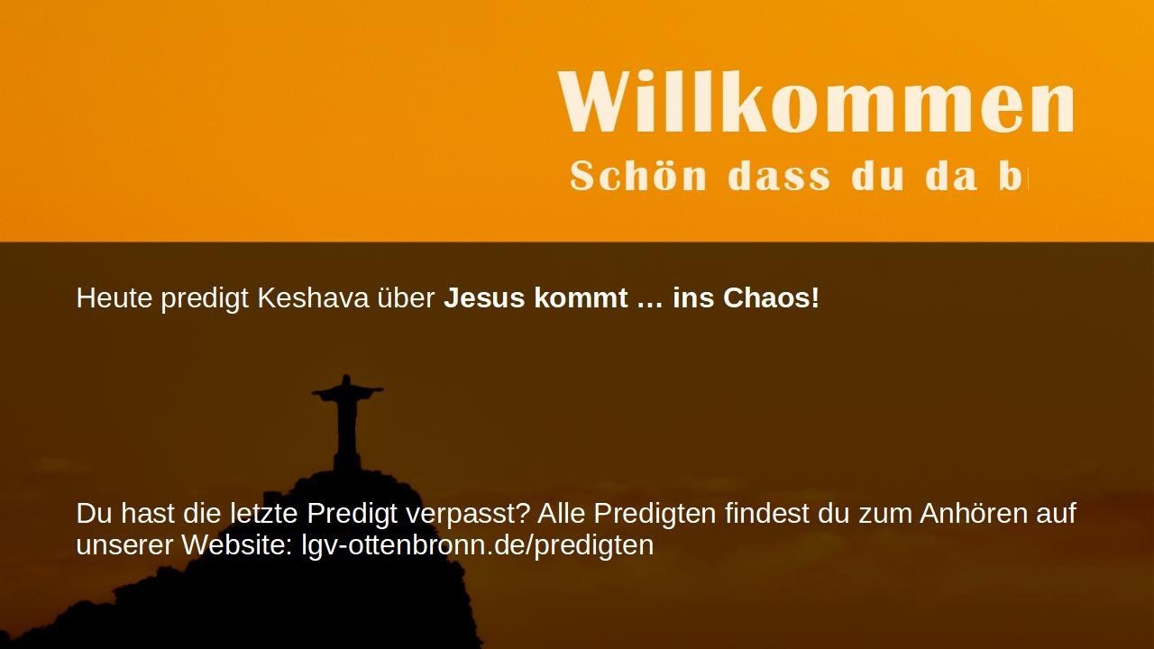 Gottesdienst LGO am 28.11.2021 mit Keshava Wolf