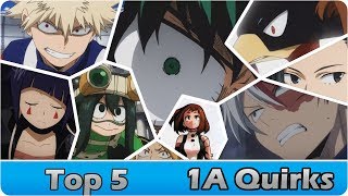 The Best / Coolest Quirks in Class 1A || My Hero Academia Top 5 Quirks