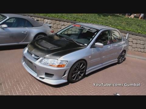 Mitsubishi Evo VIII w dumpvalve sound LOUD accelerations 1080p HD