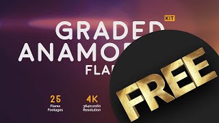 Free Graded Anamorphic Flares Kit