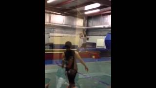 Standing backhandspring backtuck