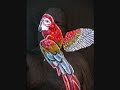 Green Winged Macaw! James Kuhn. Face Paint in motion.