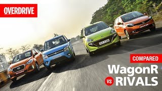 2019 Maruti Suzuki WagonR vs Hyundai Santro vs Tata Tiago vs Datsun GO | Comparison test | OVERDRIVE