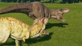 Giganotosaurus VS T-Rex - Jurassic World Evolution Giganotosaurus VS T-Rex - Jurassic World Evolution