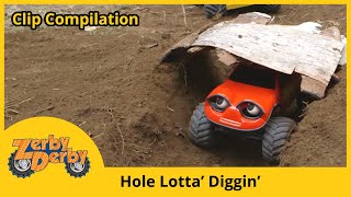 Zerby Derby |🚚| HOLE LOTTA’ DIGGIN’ |🚗| Best of Zerby Town | Clip Compilation | RC Cars