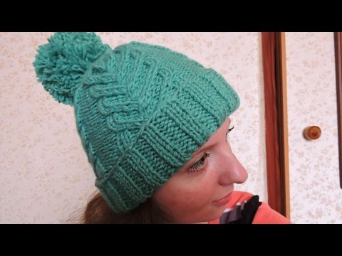 Женские шапки связать спицами видео Женские шапки связать спицами видео