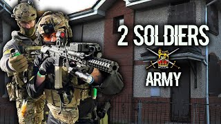 2 Ex British ARMY Soldiers VS 50 Airsoft Players!