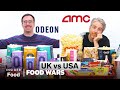 US vs UK Movie Theater Food (AMC vs Odeon) | Food Wars | Insider Food