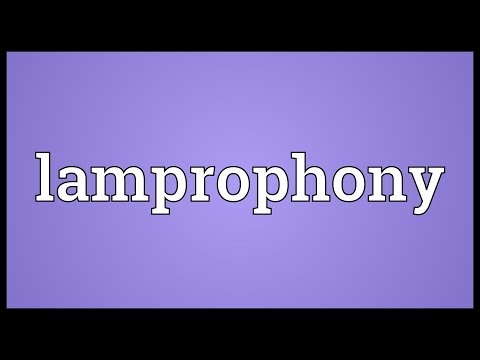 Header of lamprophony