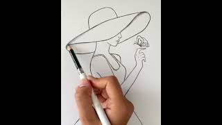 Beautiful Girl Drawing #Drawing #Pencilsketch #Girldrawing #Satisfying #Viral #Art #Artvideo