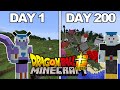 I Played Dragon Ball Z Minecraft For 200 DAYS... This is What Happened