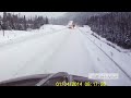 Insane near-collision caught on dash cam viral video in Ontario, Canada
