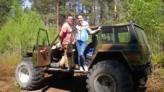 Конно-вездеходный микс от Северо-Западных джип-туров www.offroadtour.net