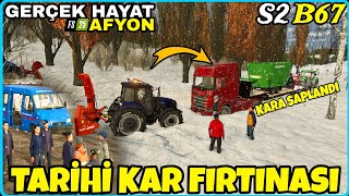 Tari̇hi̇n En Büyük Kar Firtinasi Geldi̇ Ahir Tamamlandi Malzeme Tiri Kara Saplandi Gerçek Hayat
