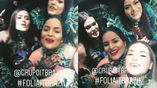 Bruna Gomes Com Thata E Franciny Ehlke No Carnaval