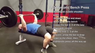 1/3 Myotatic Bench Press