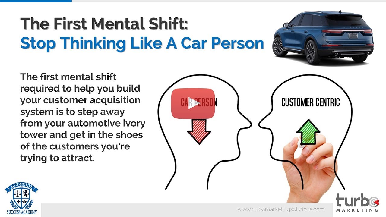 The First Mindset Shift Required To Build An Automotive Customer Acquisition Machine