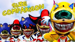 New Size Evolution Of All Tails Eyx Tapes Sonic Family In Garrys Mod