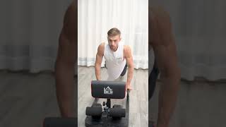 Soozier 3-In-1 Sissy Squat Machine Padded Push Up Sit Up Home Gym Fitness Equipment