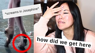 pointe shoe fitter reacts to TIK TOK 18