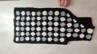 Moti̇fli̇ Yelek Sol Ön Beden Kol-Yaka Kesi̇mi̇-Detayli Anlatim-