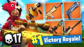 The *BEST* LOADOUT in FORTNITE! - 17 KILL Gameplay