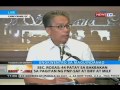 BT: Press briefing kaugnay sa engkwentro sa Mamasapano, Maguindanao