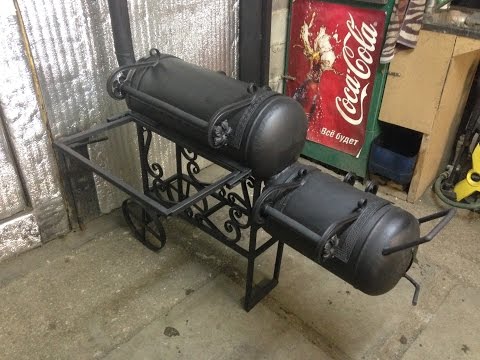 Коптильня из газовых баллонов своими руками чертежи фото Коптильня из газовых баллонов своими руками чертежи фото