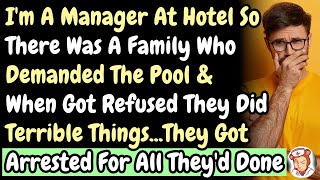 Im A Manager At Hotel So There Was A Family Who Demanded The Pool & When Got Refused They Did This