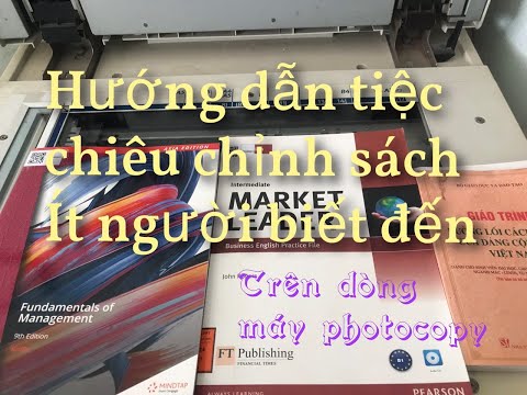 HƯỚNG DẪN CÁCH CHỈNH SÁCH GIÁO KHOA TRÊN DÒNG MÁY RICOH 5000, 2075, MP9002. ANH CHỊ THAM KHẢO