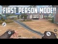 FIRST PERSON GAMEPLAY! - Rules of Survival: Battle Royale