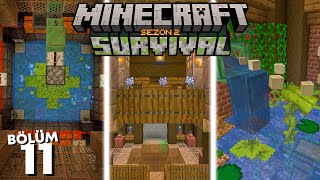 Taşı Kemiğe Dönüştüren YOSUN FARMI! - Minecraft Survival #11