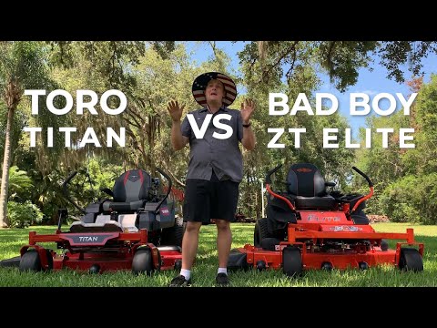 Bad Boy vs Toro Titan Residential Mowers