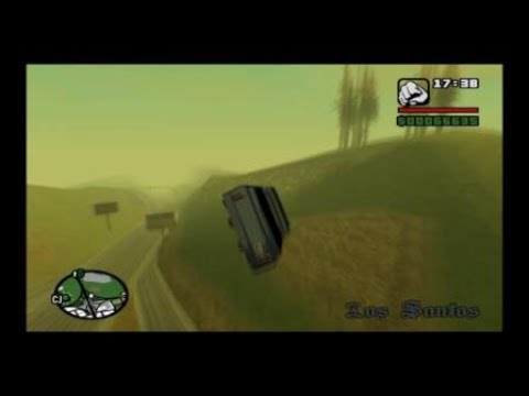 GTA San Andreas Somebody Up There Likes Me with flying car