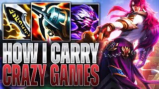 HOW I USE YONE TO CARRY THE CRAZIEST HIGH ELO GAMES!