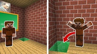Faki̇r Okulda Gi̇zli̇ Geçi̇t Buldu - Minecraft