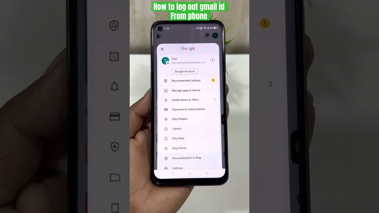 How to log out gmail id from phone | Phone se Gmail ID How to log out gmail id from phone | Phone se Gmail ID